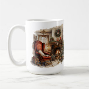 Caneca De Café Natal Cozy Home 15 oz Classic Mug