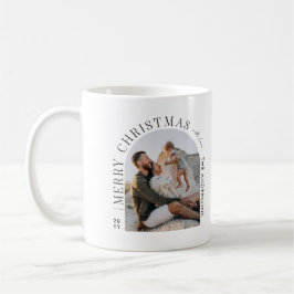 Caneca De Café Natal da tipografia moderna