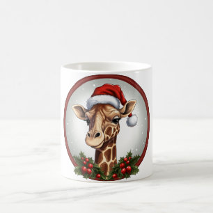 Caneca De Café Natal das Girafas