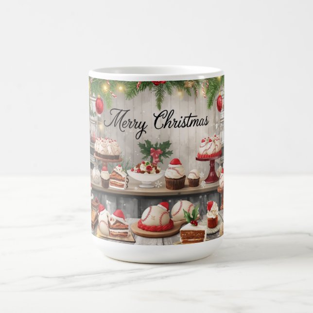 Caneca De Café Natal de baseball temido para jogador (Centro)