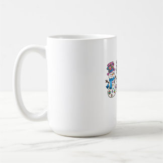 Caneca De Café Natal de Boneco de Neve Elegante