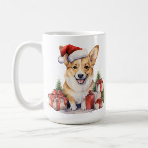 CANECA DE CAFÉ NATAL DE CUTA HOLIDAY PEMBROKE WELSH CORGI