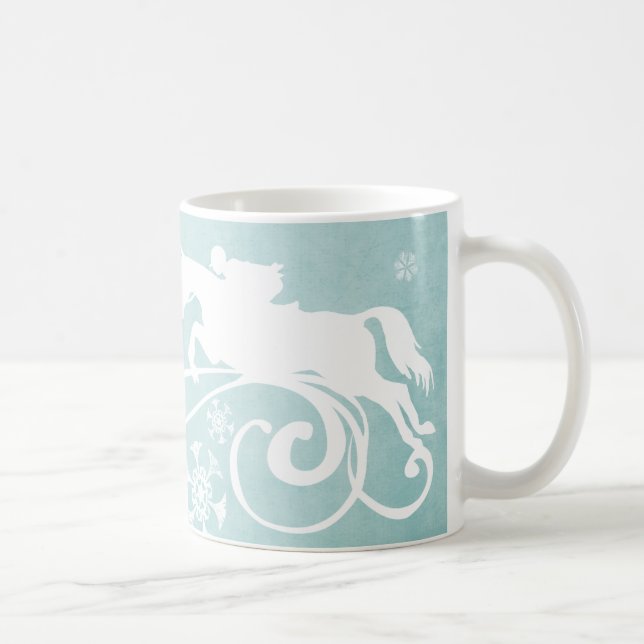 Caneca De Café Natal de Festa de Neve (Direita)