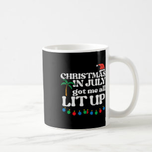 Caneca De Café Natal de Julho Me Deixou Todo Engraçado Xmas Verão