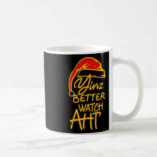 Caneca De Café Natal de Yinzer Pittsburgh Papai Noel Yinz Melhor 