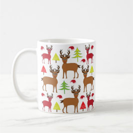 Caneca De Café Natal Deer Fofo Natal