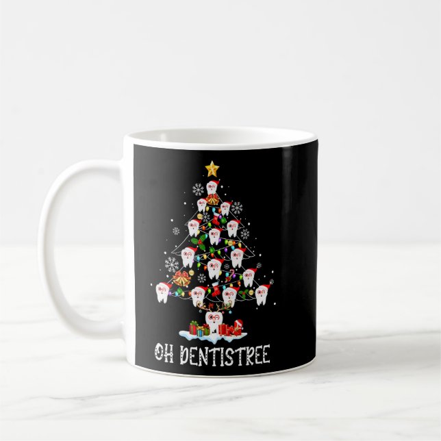 Caneca De Café Natal Dentistree Xmas Tree Dental Hygie D (Esquerda)