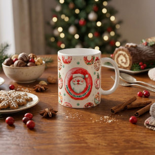 Caneca de Café Natal Divertido Calorias Não Contam