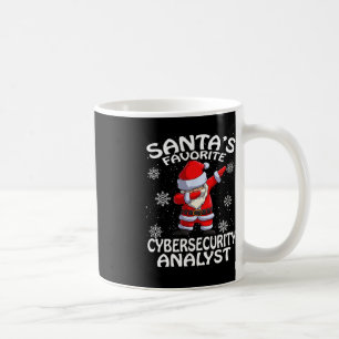 Caneca De Café Natal do Analista de Segurança Cibernética favorit