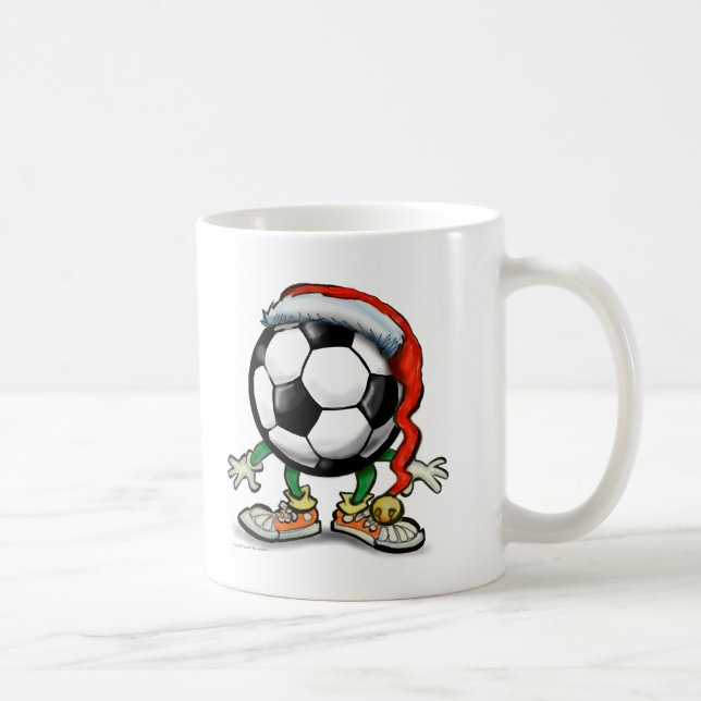 Caneca De Café Natal do futebol (Direita)