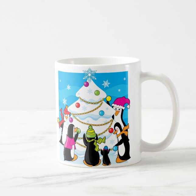 Caneca De Café Natal do gelo (Direita)