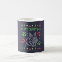 Caneca De Café Natal do german shepherd
