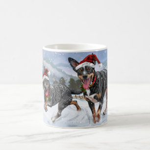 Caneca De Café Natal do Kelpie Australiano