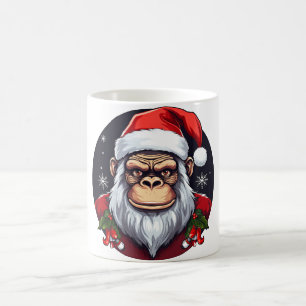 Caneca De Café Natal do Macaco