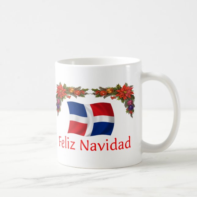 Caneca De Café Natal dominiquense (Direita)