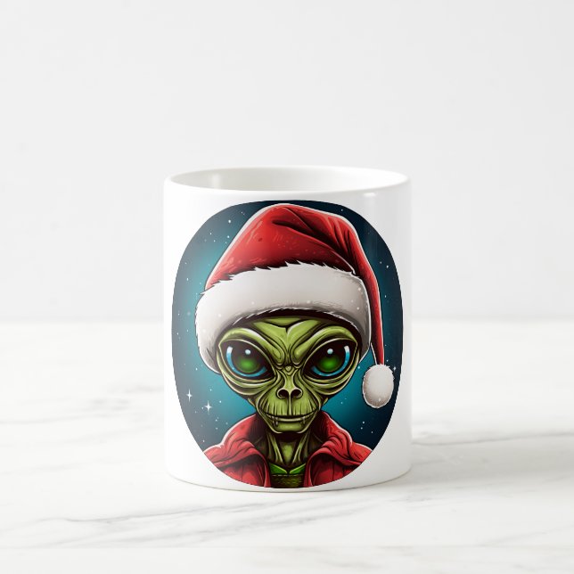 Caneca De Café Natal dos Alienígenas (Centro)