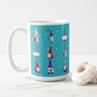 Caneca De Café Natal dos Gnomos do Scandi