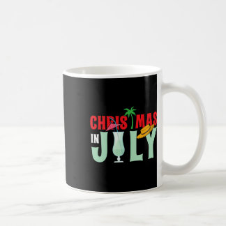 Caneca De Café Natal Em Julho Feliz Natal Verão Engraçado San