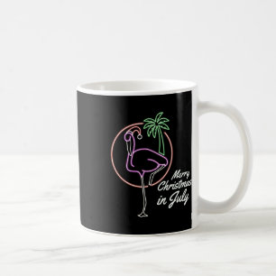 Caneca De Café Natal Em Julho Flamingo Papai Noel Eu Incrível Fla