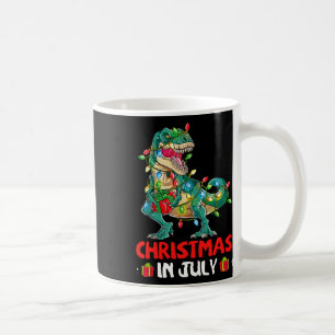 Caneca De Café Natal Em Julho Homens Meninos Bebê T Rex Dinossaur
