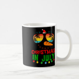 Caneca De Café Natal Em Julho Palhaço Boneco De Neve Praia Verão