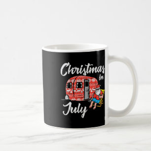 Caneca De Café Natal Em Julho Papai Noel Acampamento Xmas Diverti