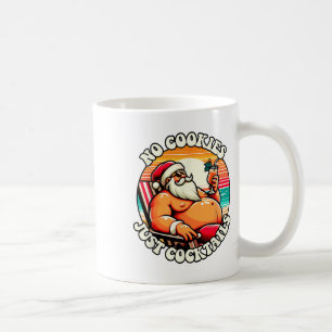 Caneca De Café Natal Em Julho Sem Biscoitos Só Caudas Papai Noel