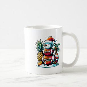 Caneca De Café Natal Em Julho Verão Pé Bola De Neve Engraçado Nat