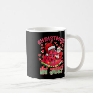 Caneca De Café Natal Em Julho Xmas Melancia Papai Noel Praia Féri