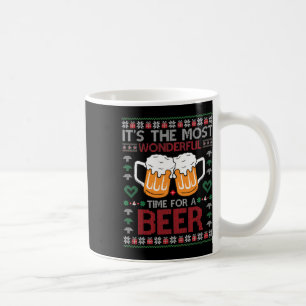 Caneca De Café Natal Época Maravilhosa Para Uma Cerveja Natal Fei