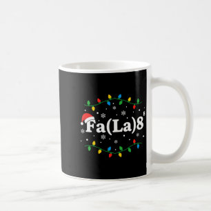 Caneca De Café Natal Fa(la) 8 Luzes Divertidas de Natal Chapéu do