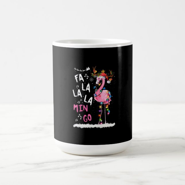 Caneca De Café Natal - Fa-La-La-Mingo Flamingo Com Natal (Centro)