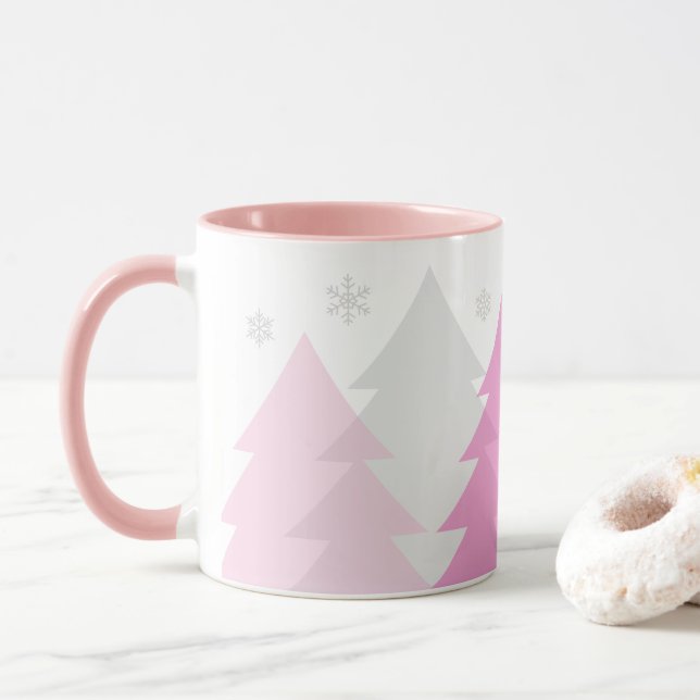 Caneca de Café Natal Florestas (Com Donut)