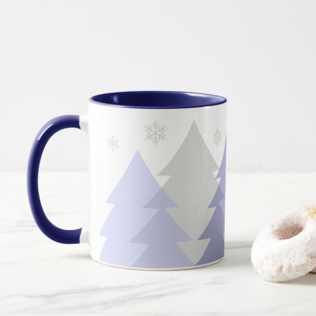 Caneca de Café Natal Florestas (Com Donut)