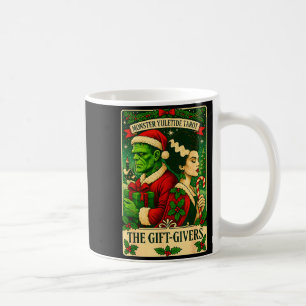 Caneca De Café Natal Frankenstein E Noiva Os Amantes Tarot