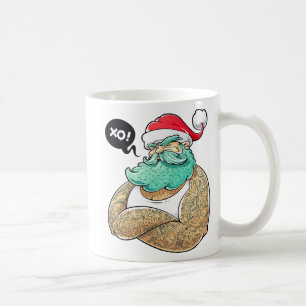 Caneca De Café Natal Hipsta Papai Noel