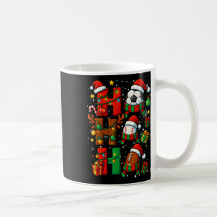 Caneca De Café Natal Ho Ho Papai Noel Futebol Footbyll Bysebyll X
