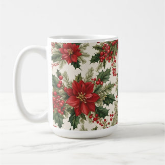 Caneca De Café Natal Holly & Berries Mug