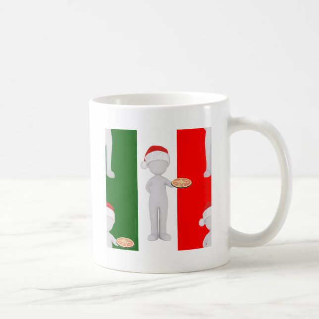 Caneca De Café natal italiano (Direita)