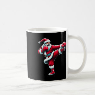 Caneca De Café Natal Kickboxing Boxe Chutando Esportes Legais Cri
