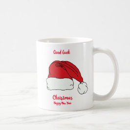 Caneca De Café Natal minimalista e café feliz de ano novo Mu
