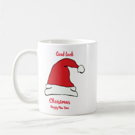 Caneca De Café Natal minimalista e café feliz de ano novo Mu