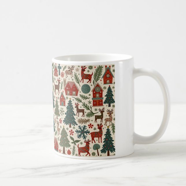 Caneca De Café Natal Mug (Direita)