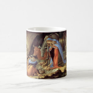 Caneca De Café Natal Natividade, Nascimento do Cristo de Botticel