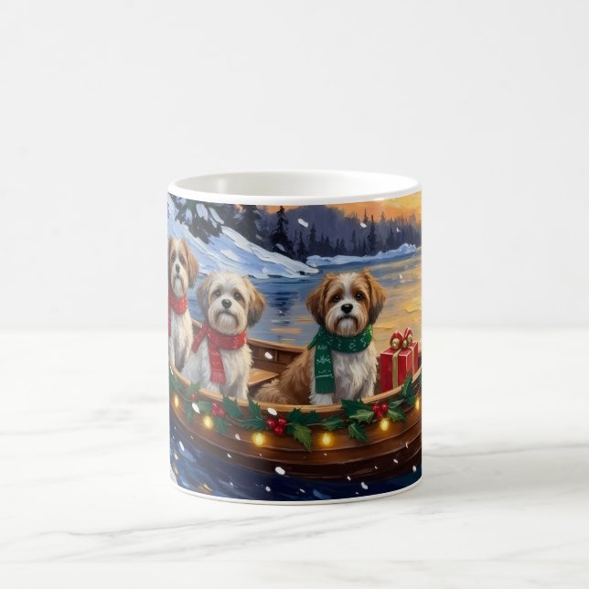 Caneca De Café Natal no Barco de Malti Tzu (Centro)
