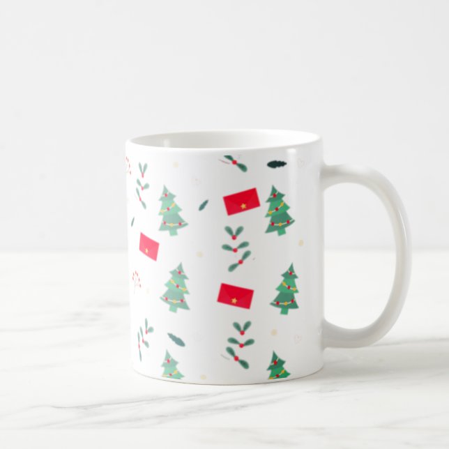 Caneca De Café Natal, padrão, design (Direita)