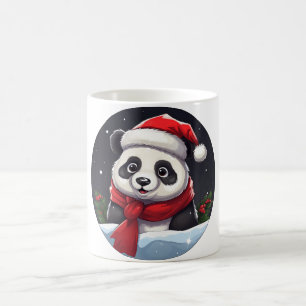 Caneca De Café Natal Panda