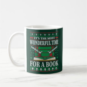 CANECA DE CAFÉ NATAL PARA AMADORES DE LIVROS