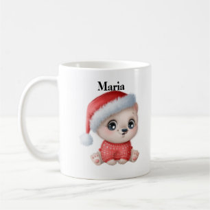 Caneca De Café Natal para Crianças Personalizadas