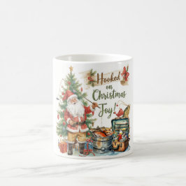 Caneca De Café Natal para os amantes da pesca